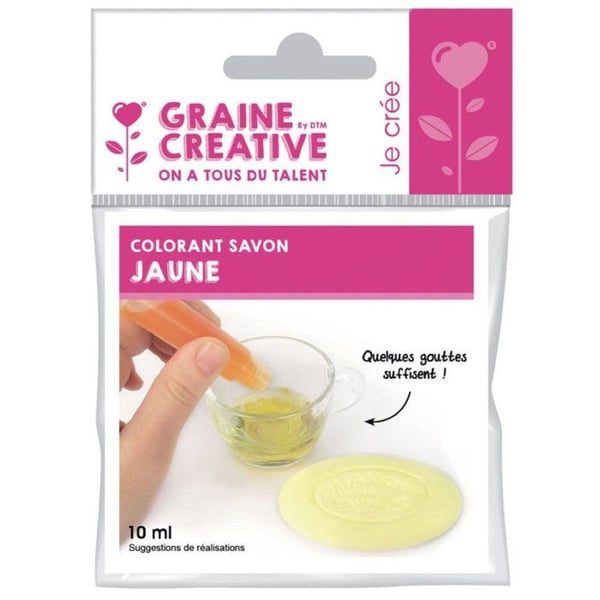 Graine Créative - Flytande färgämne för tvål Gul 10 ml