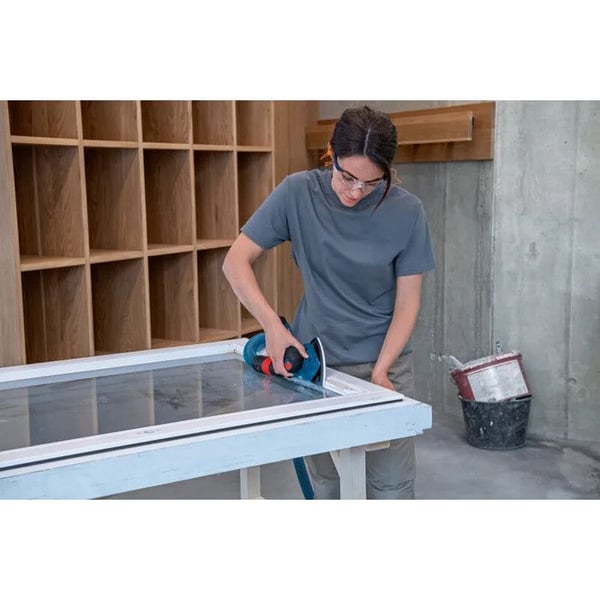 Trådlös excenterslip GSS 12V-13 BOSCH PRO 80x130 mm - utan batteri eller laddare - L-BOXX-fodral - 06019L0001