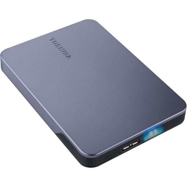 Externt hårddisk TOSHIBA Canvio Gaming - 2,5" - 2 To - USB 3.2 Gen 1 - Kompatibel med PlayStation / Xbox / PC - Silver