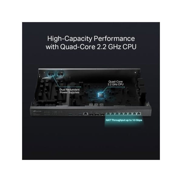 Brand Link TP Model ER8411 Hardware - Standarder og protokoller: IEEE 802.3, 802.3u, 802.3ab, IEEE 802.3x, IEEE 802.1q TCP/IP, DHCP,