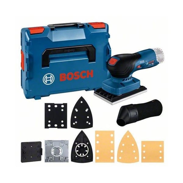 Trådlös excenterslip GSS 12V-13 BOSCH PRO 80x130 mm - utan batteri eller laddare - L-BOXX-fodral - 06019L0001