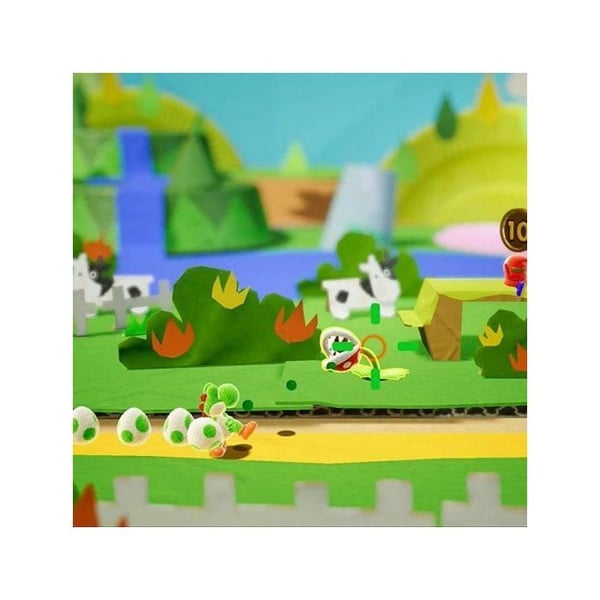 Videospel - Nintendo - Yoshi's Crafted World - Äventyr - 2 spelare - Kompatibel med amiibo