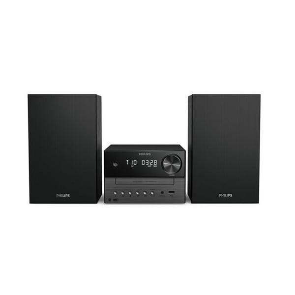 Philips HiFi-anlæg Bass Reflex Serie 3000 TAM3505M2 Bluetooth DAB+/FM 20 W Sort