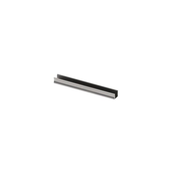 Slimline 15 Mm - Aluminiumprofil för LED-remsa - Anodiserad aluminium - Silver - 2 M