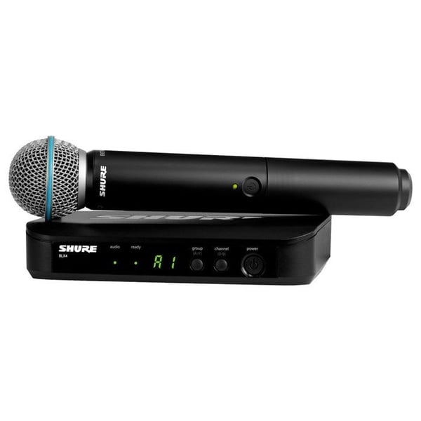 Shure BLX24 / Beta 58A frekvens M17 Micro HF sång
