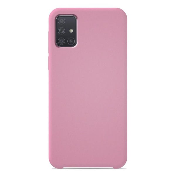 Siliconfodral Soft Touch - Samsung - Galaxy A71 5G - Rosa - Stötabsorberande - Trådlös laddning