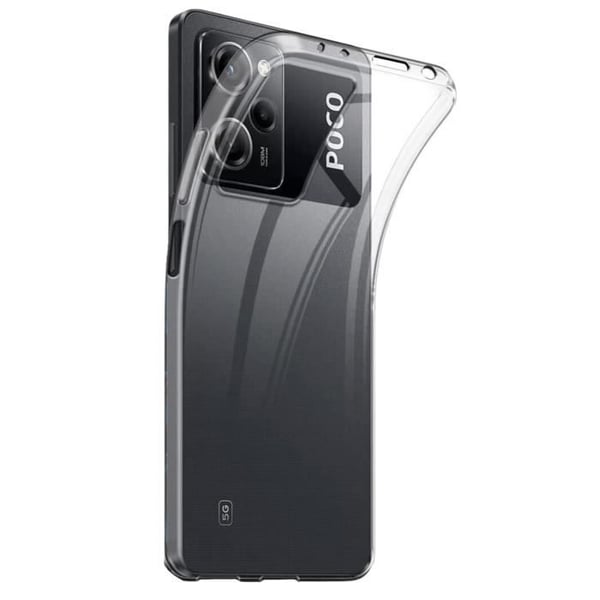 Skal till Xiaomi Poco X5 PRO 5G - Silikongel TPU Transparent Ultratunt Mjukt Skydd Phonillico®