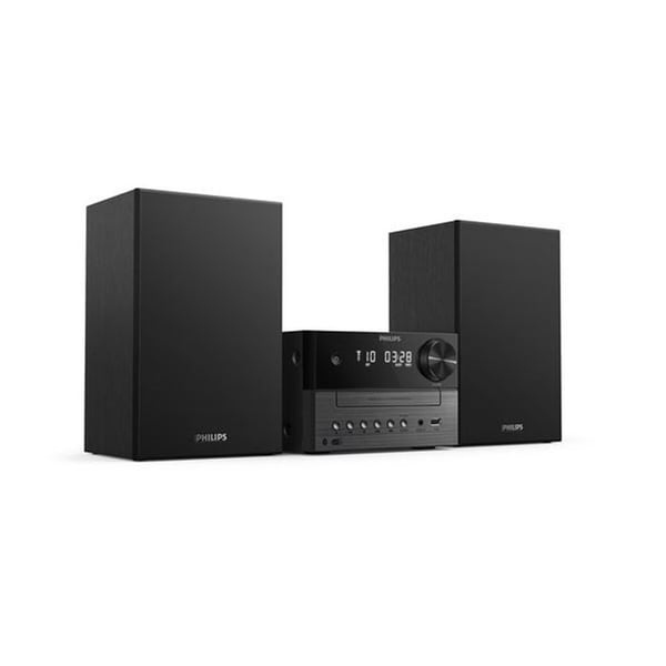 Philips HiFi-anlæg Bass Reflex Serie 3000 TAM3505M2 Bluetooth DAB+/FM 20 W Sort