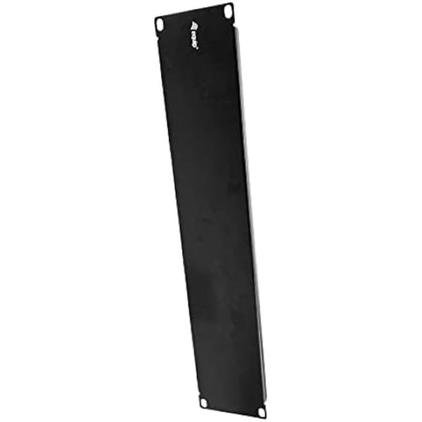 Dold panel 19" - EQUIP - 327512 - 2U - Svart - Trådad