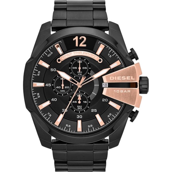 Klocka - DIESEL - DZ4309 - Kvarts - Svart - Armband i rostfritt stål
