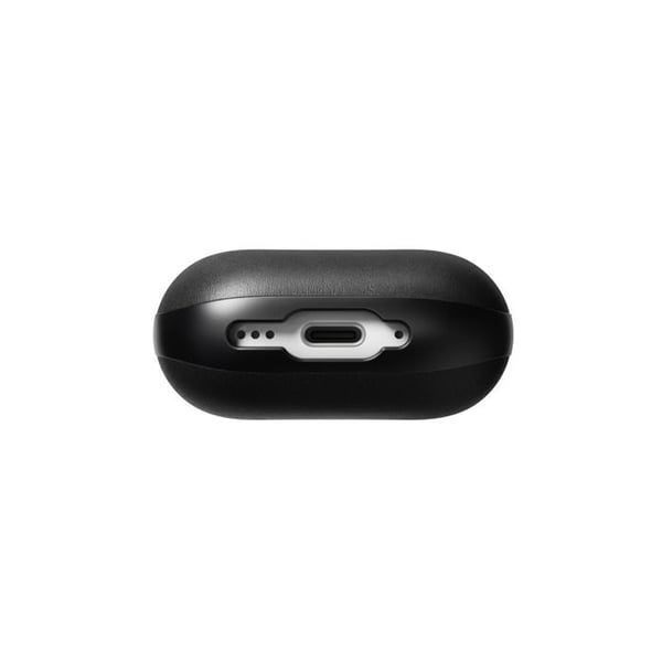 Läderfodral - NOMAD - AirPods 4 - Svart - Horween - Exakt Skydd