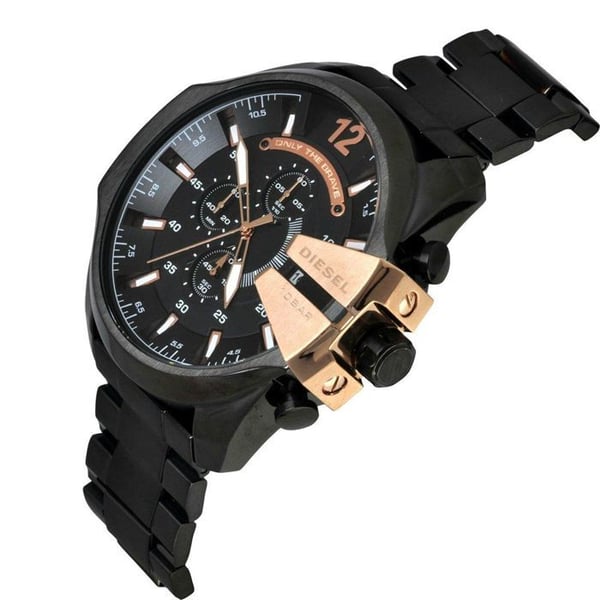 Klocka - DIESEL - DZ4309 - Kvarts - Svart - Armband i rostfritt stål