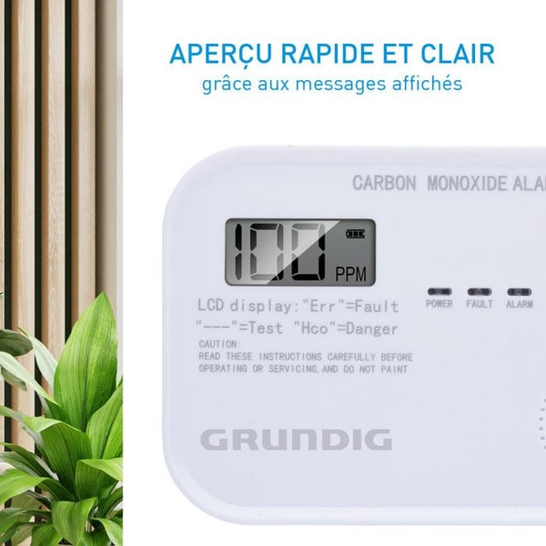 Grundig Hiilimonoksidintunnistin