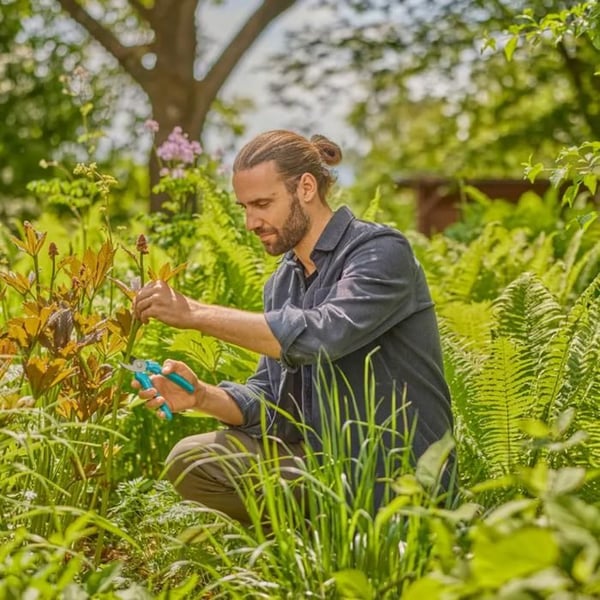 Trädgårdssax - GARDENA - EasyCut - Stålblad - Klipper upp till 20 mm - 10 års garanti