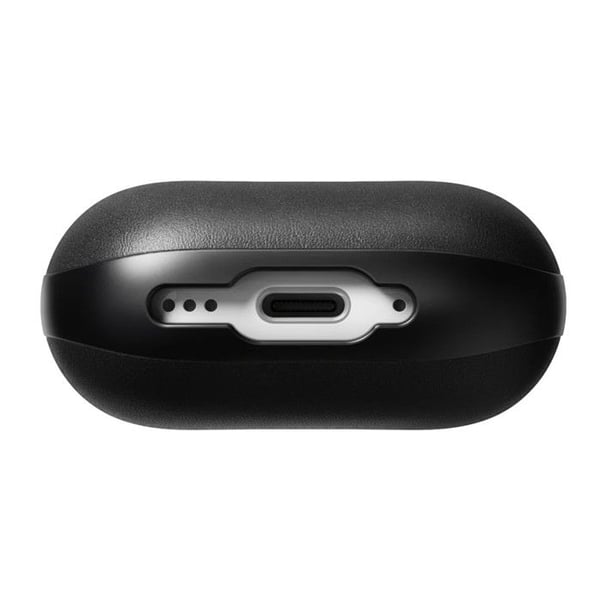 Läderfodral - NOMAD - AirPods 4 - Svart - Horween - Exakt Skydd