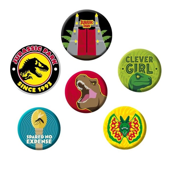 ABYstyle - JURASSIC PARK Badges Ikoner