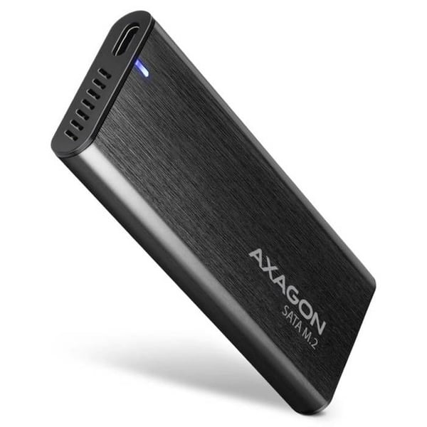 AXAGON EEM2-SBC ekstern Gehäuse til M.2 SSD'er USB-C 3.2 Gen 2 - Schwarz - 8595247906311
