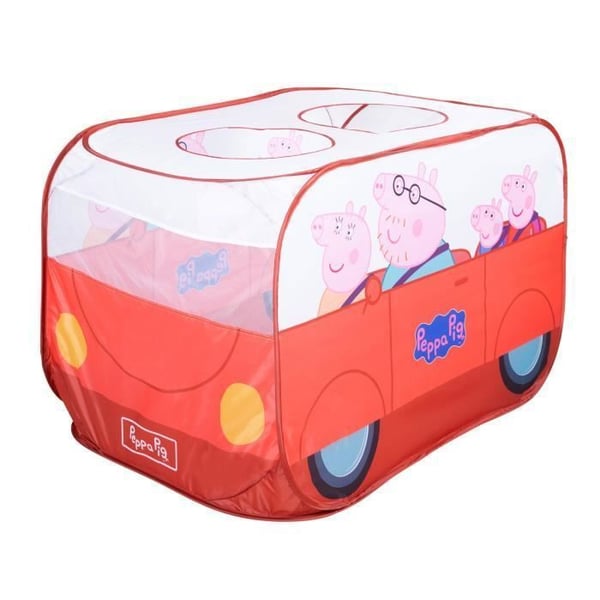 Pop Up Spelstält Peppa Pig - ROBA - Bilform - Fällbar Funktion - Röd - Vit