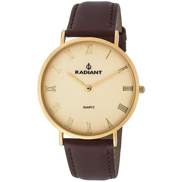 Herrklocka - RADIANT - NEW LIBERTY RA379606 - Kvarn - Läder - Guld