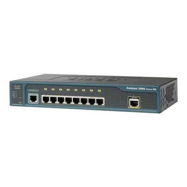 Cisco Catalyst 2960-8TT-L 8-portar + 1-ports switch