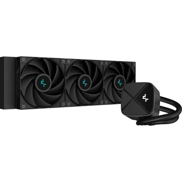 DEEPCOOL - LS720S Zero Dark - Vattenkylande AIO CPU - 3x120 mm - Svart