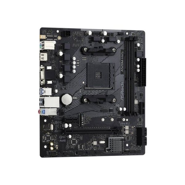 ASRock A520M-HVS Socket AM4 DDR4 M.2 PCIe NVMe USB 3.0 PCI-Express 3.0 16x Micro ATX-moderkort