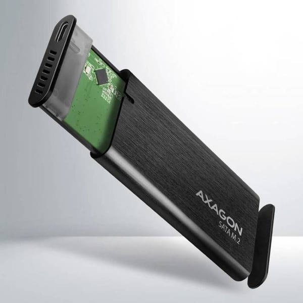 AXAGON EEM2-SBC ekstern Gehäuse til M.2 SSD'er USB-C 3.2 Gen 2 - Schwarz - 8595247906311