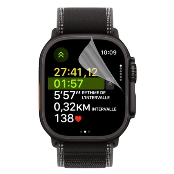 Skärmskydd för Watch Ultra 3 - 49mm - [Pack 6] Ultra Tunn Hållbar Plastfilm Phonillico®