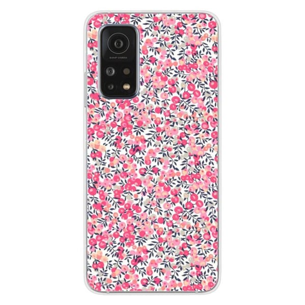 1001Coques - Silikonfodral kompatibelt med Xiaomi Mi 10T Mi 10T Pro - Liberty Wiltshire Rose-mönster - Originaldesign tryckt i Frankrike