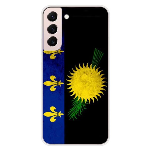 Siliconfodral - Kompatibel med Samsung Galaxy S22 Plus - design Guadeloupe flagga