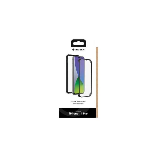 Coque 360° - Bigben - iPhone 14 Pro - Heltäckande skydd - Enkel montering - Flexibel