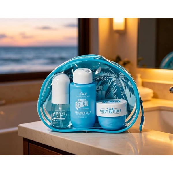 Coffret trio - SOMMARSTRAND - Havsbris - Dimma 35ml - Kroppssmör 50ml - Duschgel 110ml