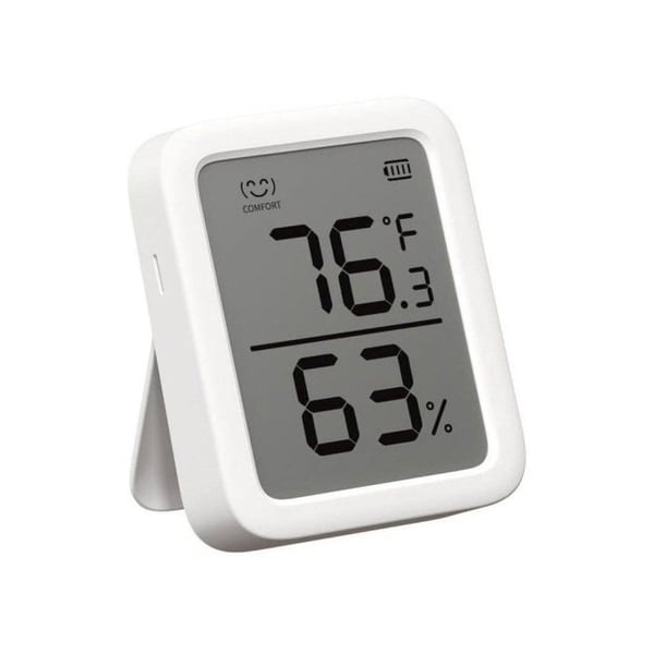 Hygrometer - SWITCHBOT - W2301500 - Schweizisk præcision - Udvidet skærm - Måling af temperatur/fugtighed