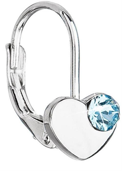 Örhängen - EVOLUTION GROUP - 31299.3 - Silver 925 - Swarovski-kristaller - Ljusblå
