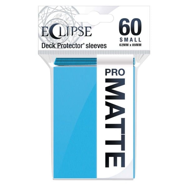 Ultra Pro - Eclipse Matt Påse med 60 kortfickor liten storlek Ljusblå (62 x 89 mm)