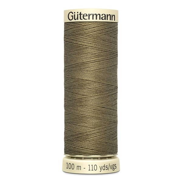 Sytråd 100% polyester Gutermann 1 Spole - Att 528 - mörk olivgrön