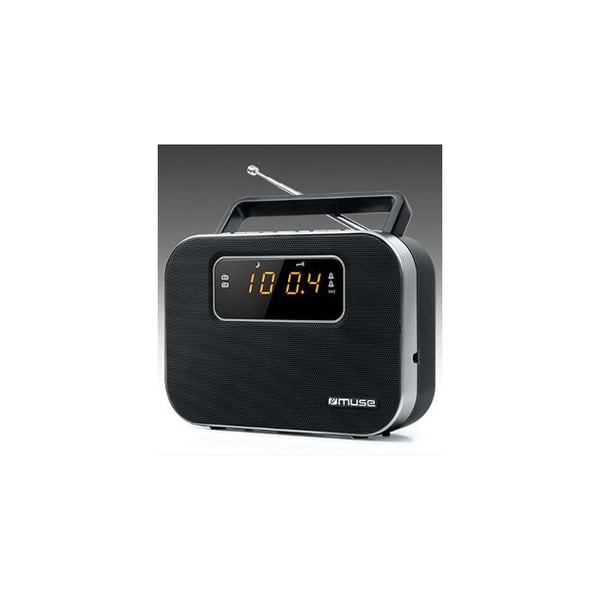 Radio - MUSE - M-081R - Digital tuner - Dobbelt alarm - Fast og bærbar Radio - MUSE - M-081R - Digital tuner - Dobbelt alarm - Fast og bærbar