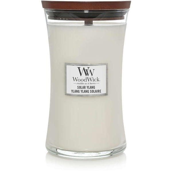 WOODWICK DOFTLJUS CLESSIDRA GRANDE STOR BURK SOLAR YLANG