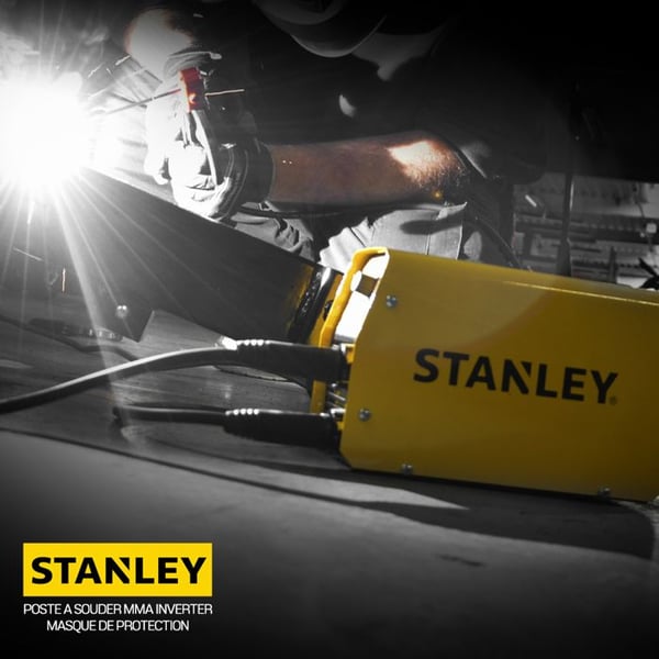 130A Inverter MMA STAR3200 STANLEY - Hitsauslaite 1,6 - 3,2 mm sauvoille, kantokotelo