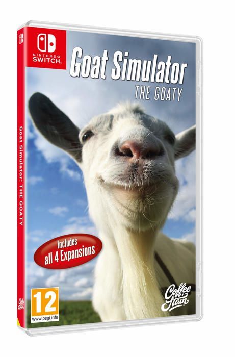 Nintendo Switch-spel - Koch Films GmbH - Goat Simulator: The Goaty - Simulation - Standardutgåvan - Cartridge