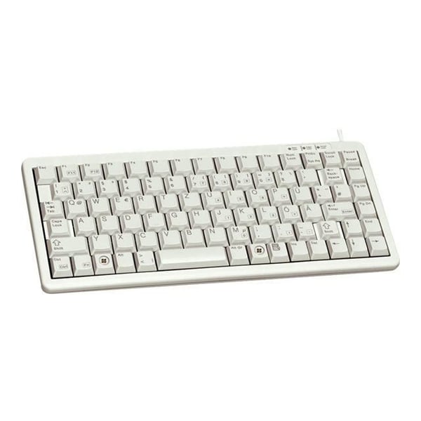 CHERRY Keyboard G84-4100 - Kabelanslutet - AZERTY - ML Technology - USB-port - 86 nycklar - Grå