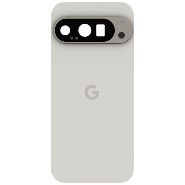 Bakstycke för Google Pixel 9 Pro Original Service Pack Google Vit