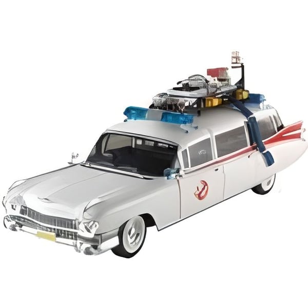 Replika i metall 1/24 Cadillac 1959 Ecto-1 - JADA TOYS - Spökscout - Vuxen - Unisex - Vit