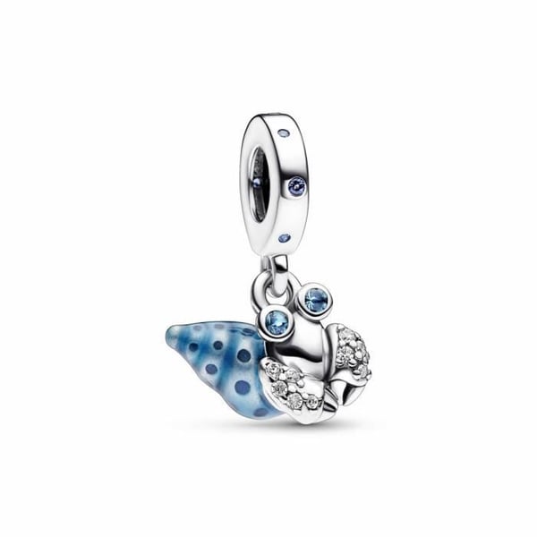 Charm Hängependel - PANDORA - Bernard-L'Hermite Fosforescerande - Silver - Flerfärgad - Kvinna