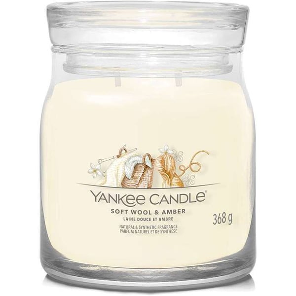 CANDELA GIARA MEDIA SIGNATURE SOFT WOOL & AMBER