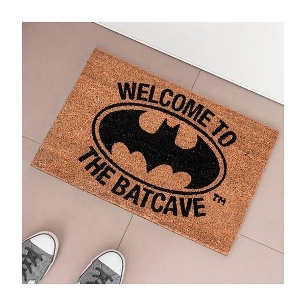 Dörrmatta - Batman - 60 x 40 cm - Kokosfiber - PVC-bas - Modern