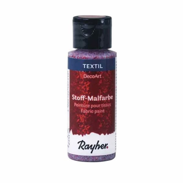 Extreme Glitter Tygfärg 59ml - Röd