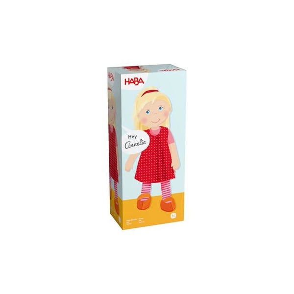 Annelie Doll - HABA - För barn från 3 år och uppåt - Röd och Gul