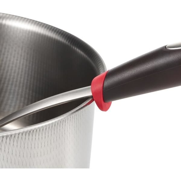 Vinklad spatel - TEFAL - Ingenio - Rostfritt stål - Plasthandtag - Svart och röd
