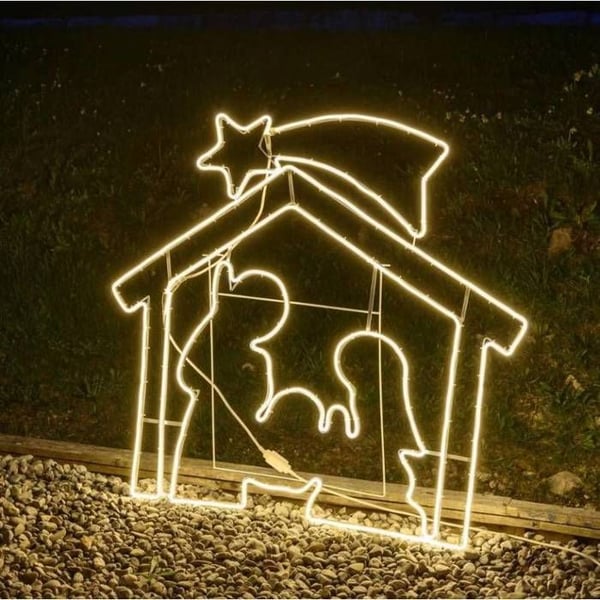 3D-valoisa lastentarha 1320 LED lämmin valkoinen ulkokäyttöön ammattilaiselle Lotti